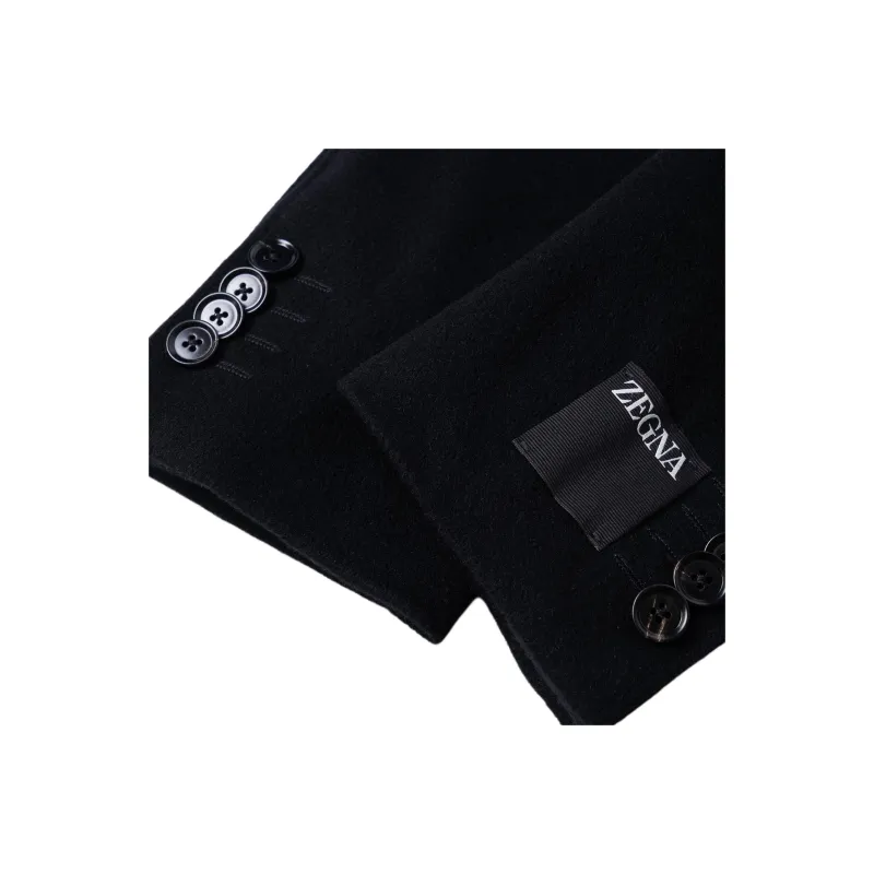 Zzegna Coats Men Black-2