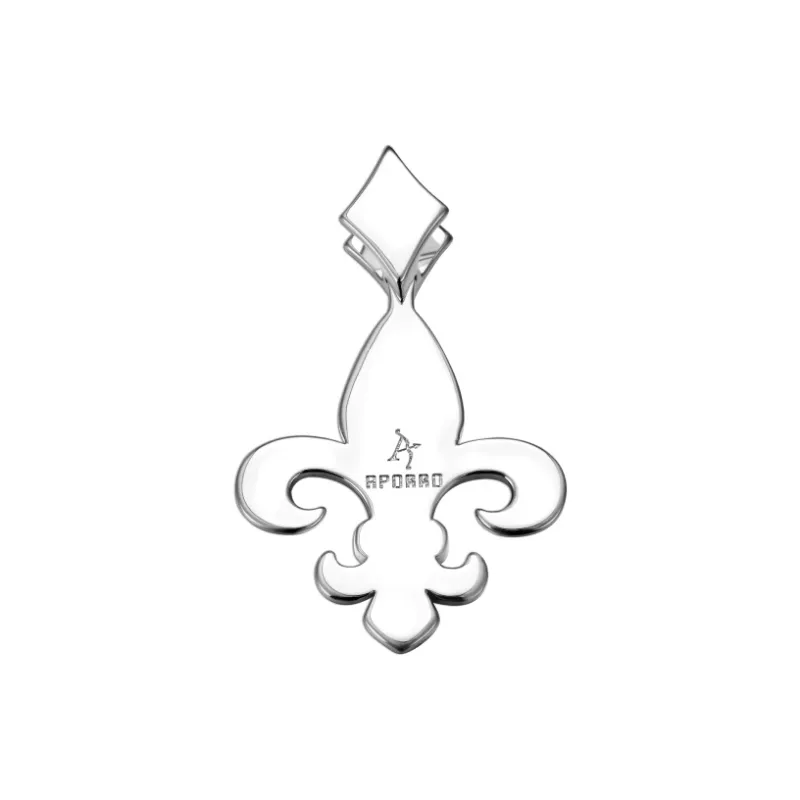 APORRO Iris Niche Patchwork Zircon Elegant Pendant Unisex-3