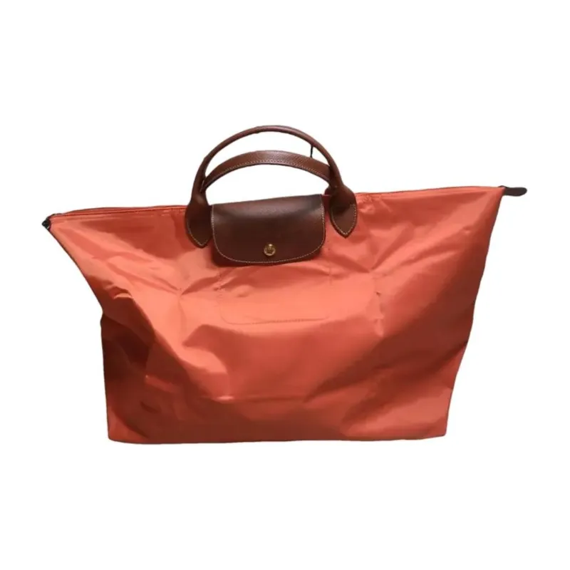 LONGCHAMP Le Pliage Recycled Canvas Bag, Handbag, Travel Bag 30L Women's Orange-2