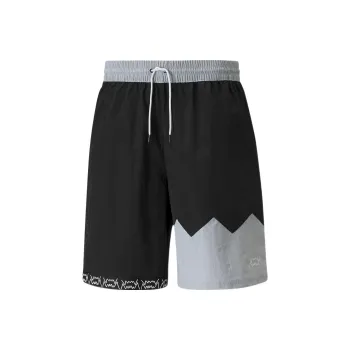 PUMA Casual Shorts Men Black Gray Color