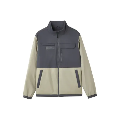 Skechers Mountain And Wild Outdoor Series Puffer Jacket Men's Laurel Oak Gray