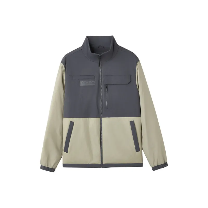 Skechers Mountain And Wild Outdoor Series Puffer Jacket Men's Laurel Oak Gray-0