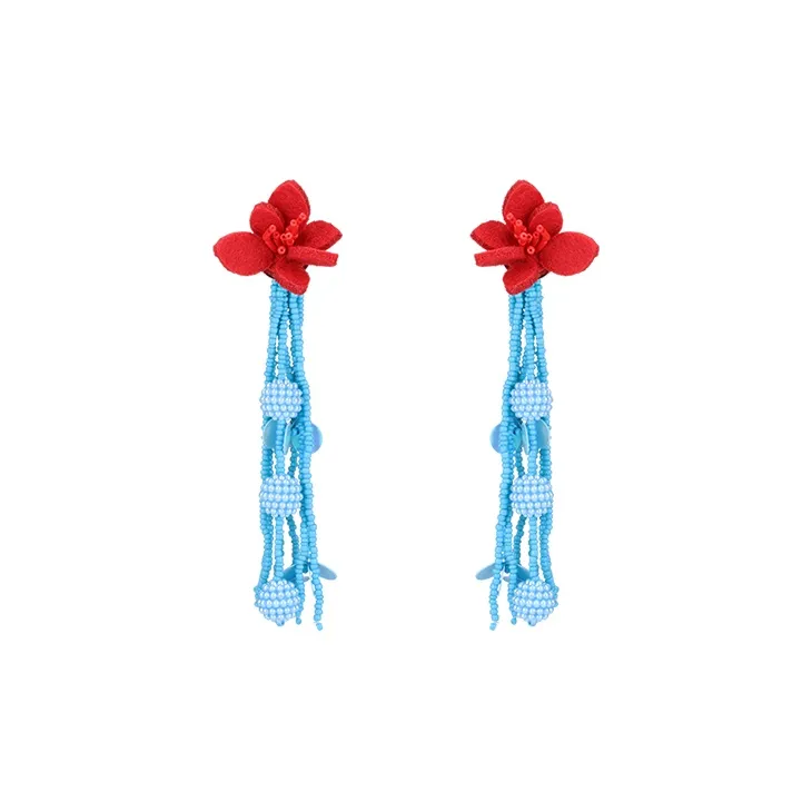 NICERURU S925 Sterling Silver Needle Earrings Women's-0