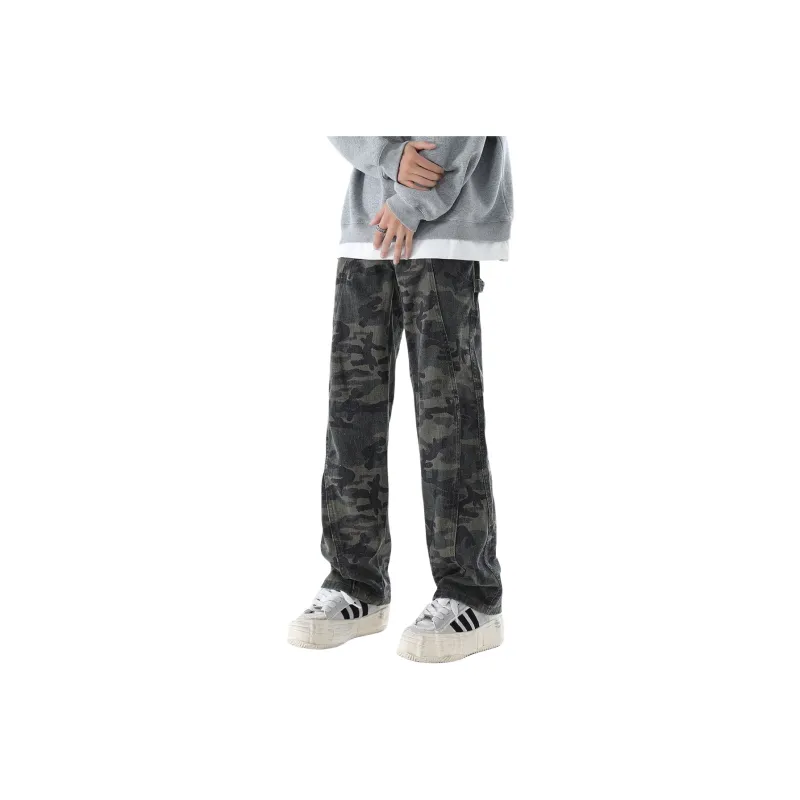 WARNING LIGHT Jeans Unisex Camouflage-0