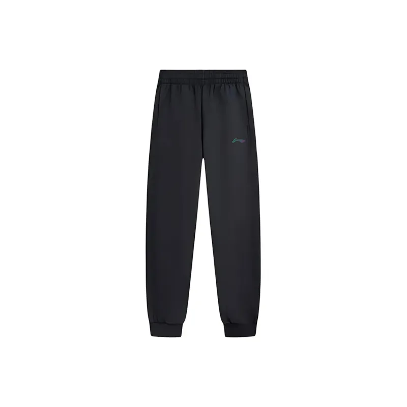 LiNing Knitted Sweatpants Women's Black-3