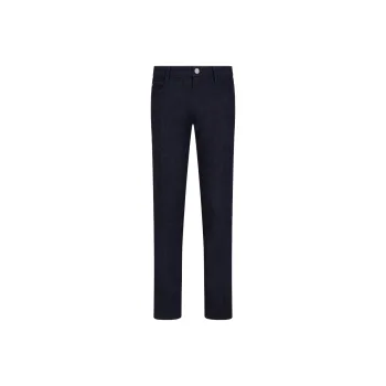 GIORGIO ARMANI Five pocket Slim fit Stretch Cotton denim Trousers
