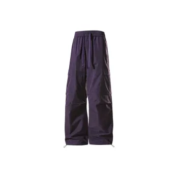 NOME Luxury Streetwear Trendy Loose Fit Straight Fit Wide Leg Casual Pants Unisex