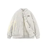 Regular Lightweight Puffer Jacket-Beige