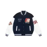 Navy Blue White