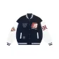 Navy Blue White