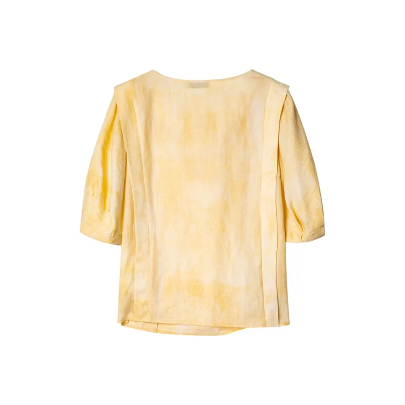 Bethine Shirt Women's Evening Primrose Grass Yellow-1