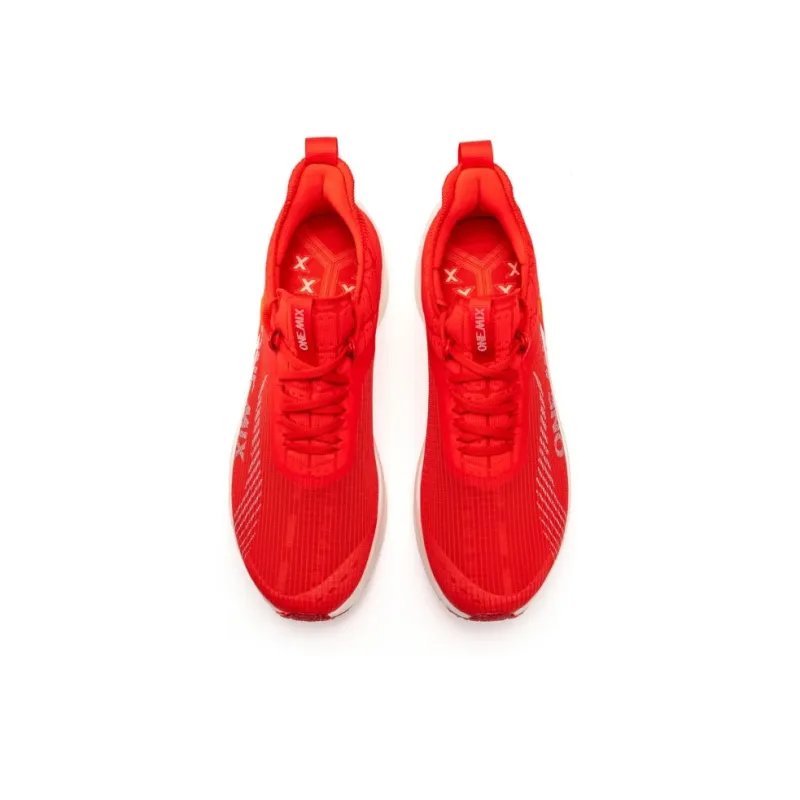ONEMIX Light Nails Running Shoes Unisex Energetic Red-4