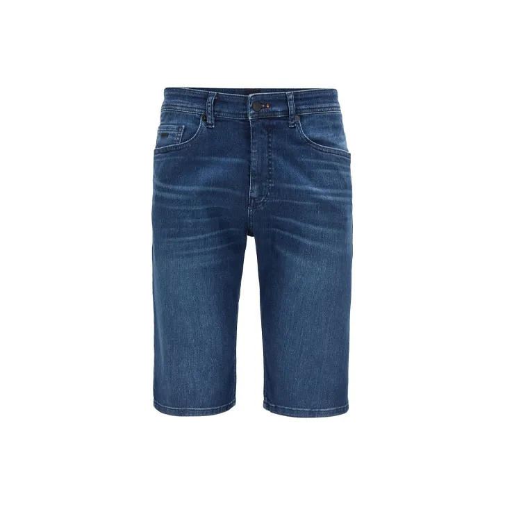 HUGO BOSS Denim Shorts Men Indigo-0