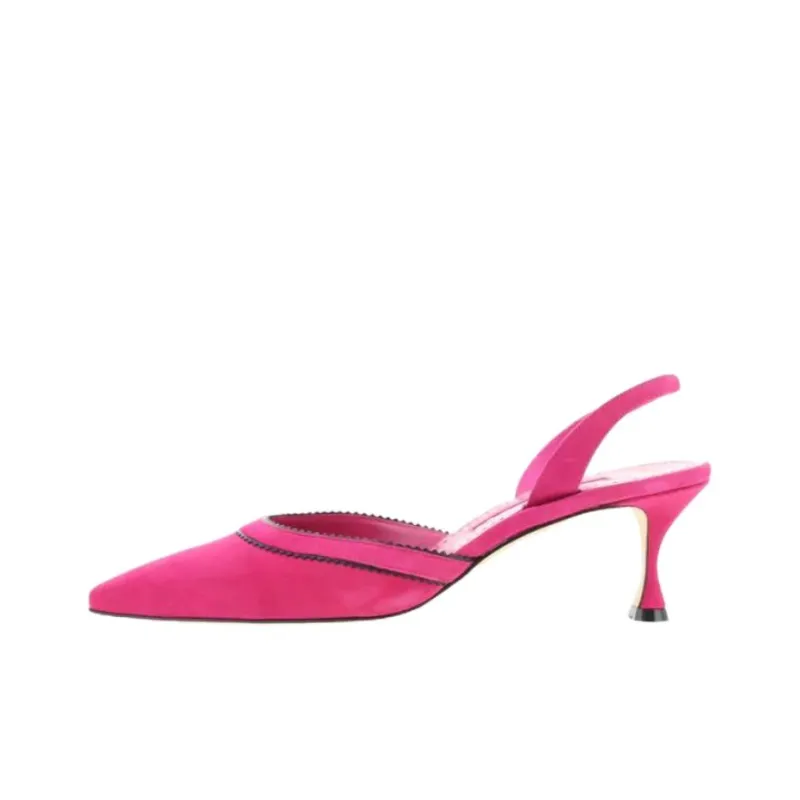 MANOLO BLAHNIK Brontiasli Slim Heel High Heels 5cm Women's Pink-0