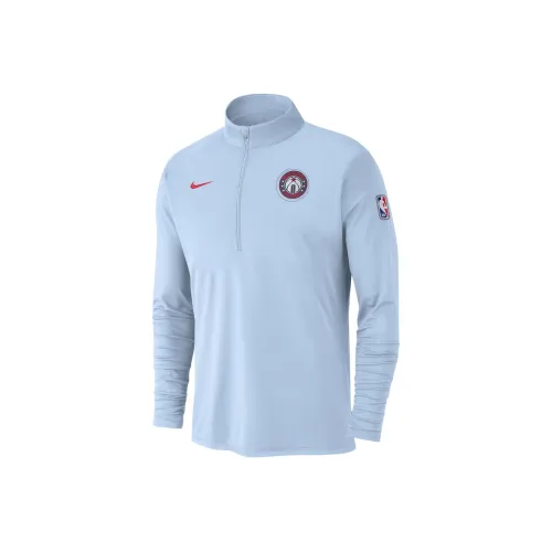 Nike x NBA Washington Wizards Sweatshirt Men's Light Blue