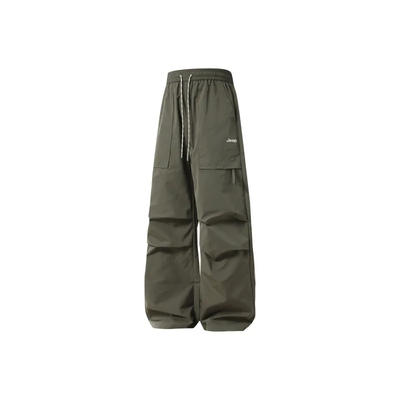 Jeep Cargo Pants Unisex Army Green-0