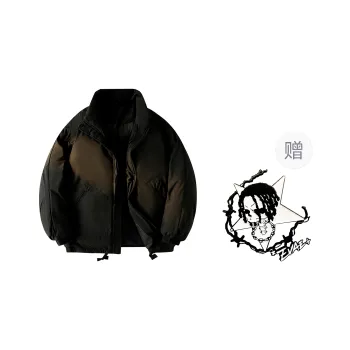 *EVAE+MOB Puffer Jacket Unisex Black