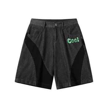 Yvette Denim Shorts Unisex Black