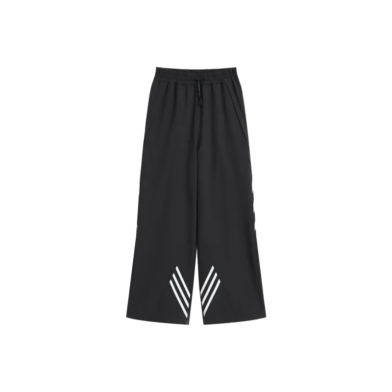 WAITINGWAVE Casual Pants Unisex Black-0
