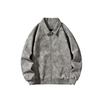 THREEAGAINTHR33 Leather Jacket Unisex