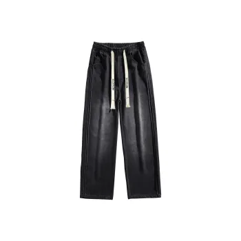 David Bakken Jeans Unisex Distressed Gray