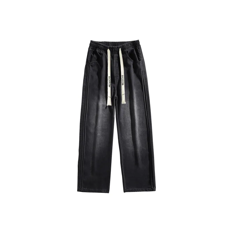 David Bakken Jeans Unisex Distressed Gray-0