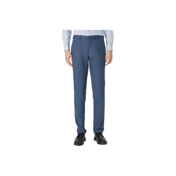 ZIOZIA Suit Trousers Men Navy Blue
