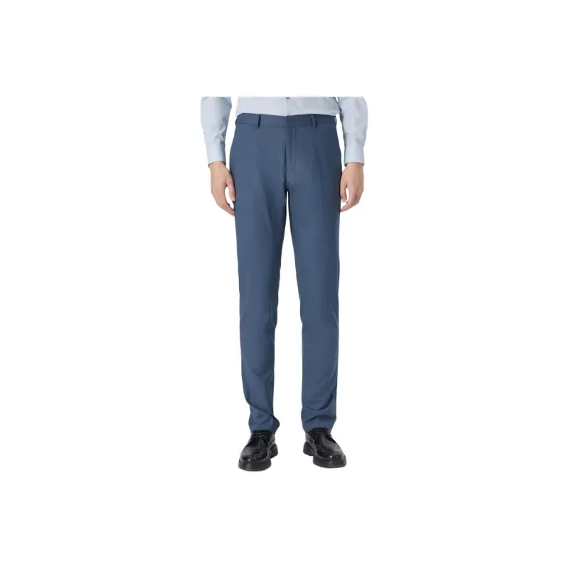 ZIOZIA Suit Trousers Men Navy Blue-0