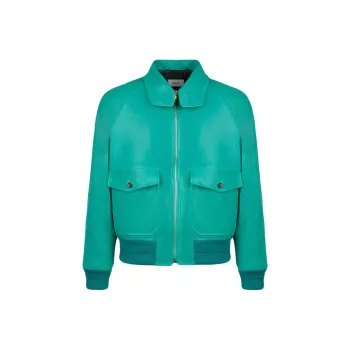 BALLY Leather Bomber Jacket