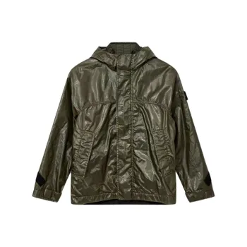 STONE ISLAND Glass Cover TC Logo Patch Jacket