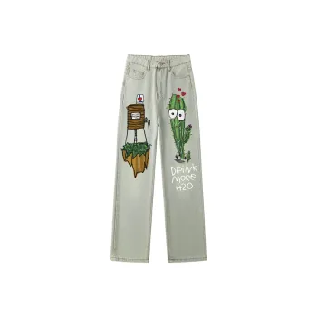 AFTER SCHOOL SPECIAL Jeans Unisex Yellow Mud