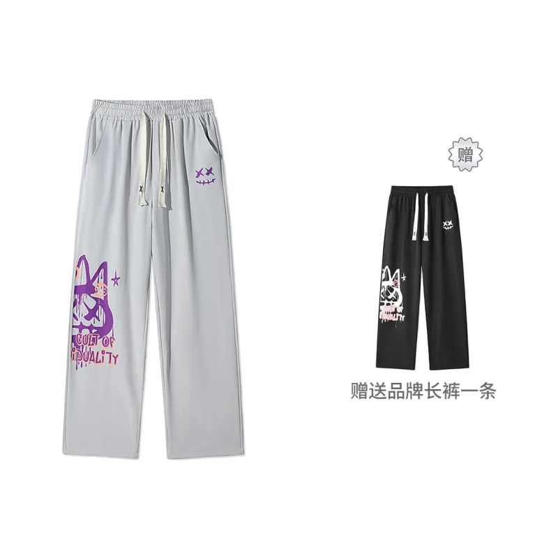CULT OF INDIVIDUALITY Casual Pants Unisex Black-18