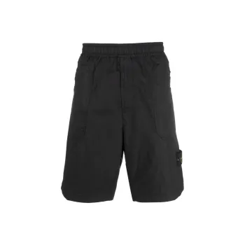 STONE ISLAND Casual Shorts Men Black
