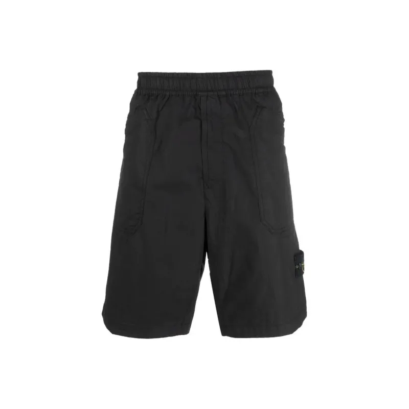 STONE ISLAND Casual Shorts Men Black-0