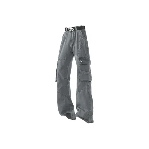 KNOCKSPARK Cargo Pants Unisex Gray