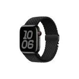 Parachute Snap Buckle Woven Strap, Black