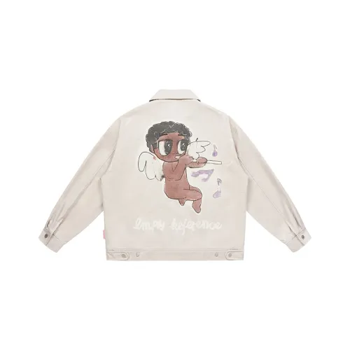 EMPTY REFERENCE Lapel Jackets Unisex Pink