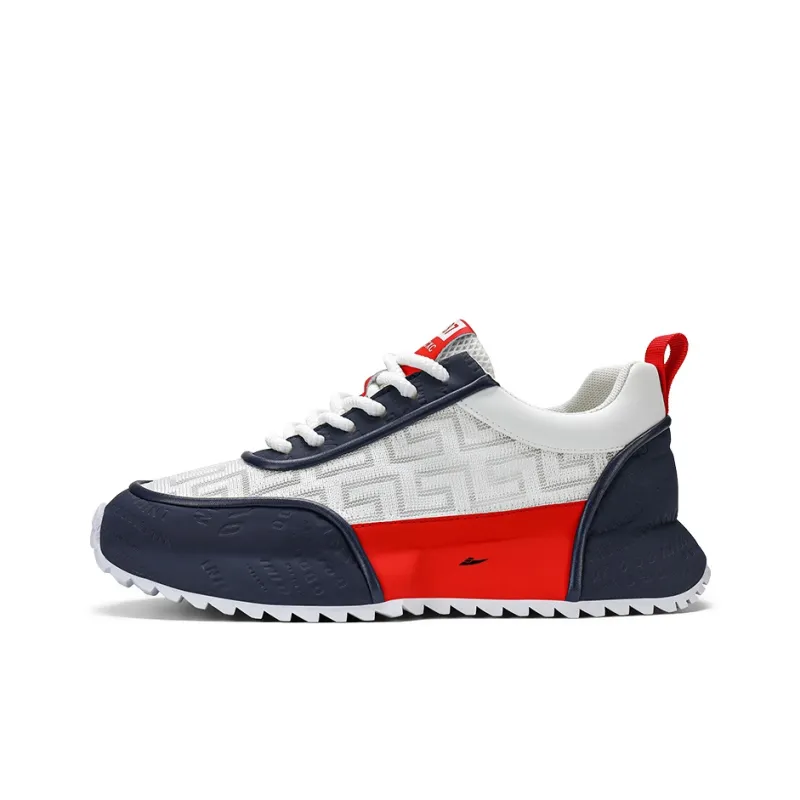 Kuding Cushioning, Slip Resistant, Breathable, Moisture Wicking, Lightweight Low Top Chunky Sneakers Men's-14