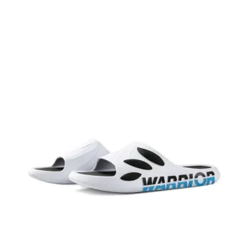 Warrior Slip Resistant Slide Slippers Men's White Black