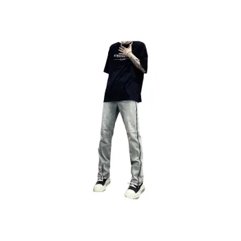 MGXEK Jeans Unisex Yellow Mud