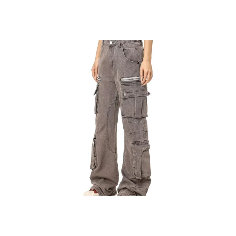 MEIKE Jeans Unisex Gray-0