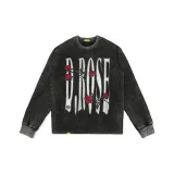 Black Vintage Long-Sleeved