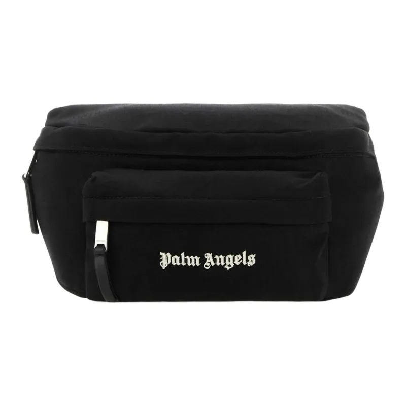 PALM ANGELS Logo Embroidered Messenger Bag-0