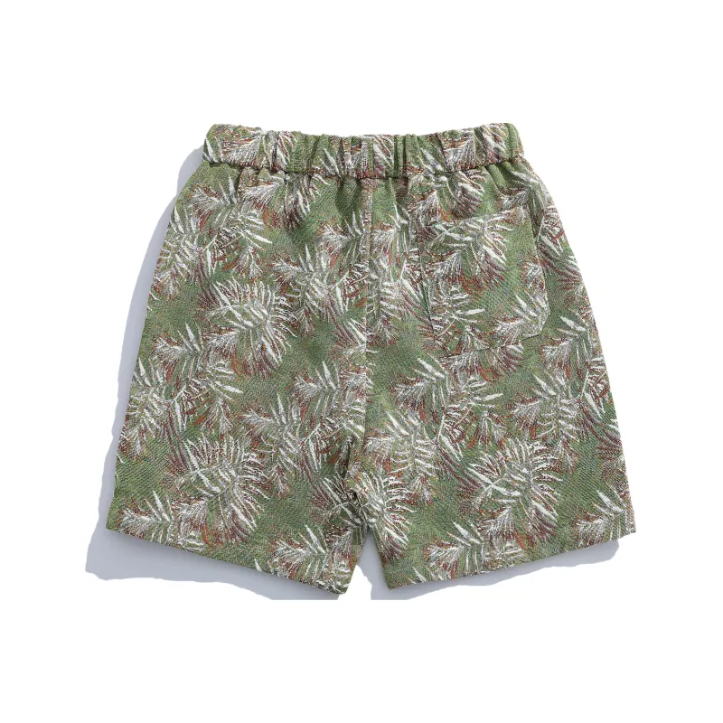 BIENKIMIIYE Casual Shorts Unisex Fiji Green-1