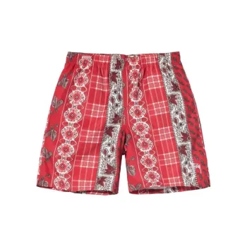 Stussy Paisley Plaid Stock Water Short