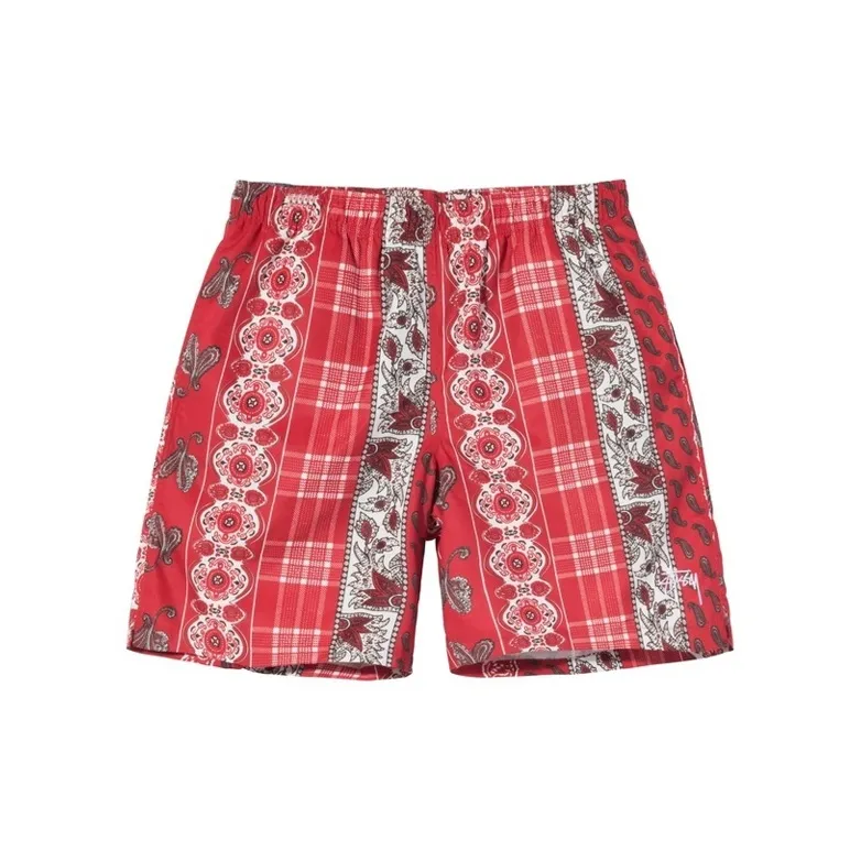 Stussy Paisley Plaid Stock Water Short-3