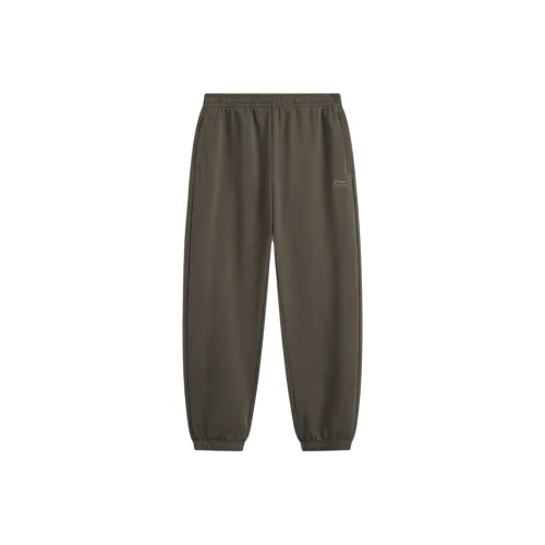 LiNing Sports Life Collection Casual Pants Men's Teak Brown