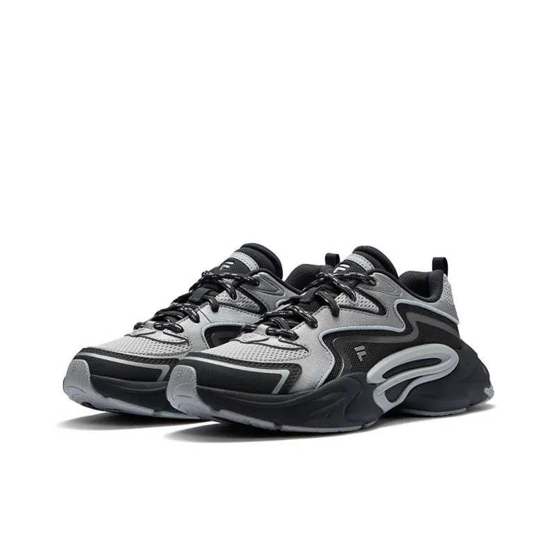 FILA FUSION FORCE DX Low Top Running Shoes Women's Black Gray-1