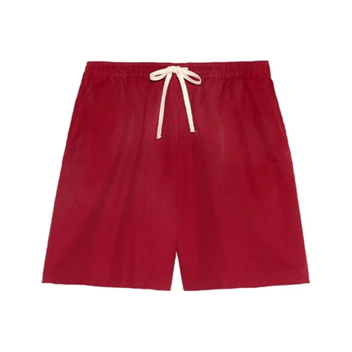 GUCCI Ciel De Nuit Animal Taped Cotton Shorts-0