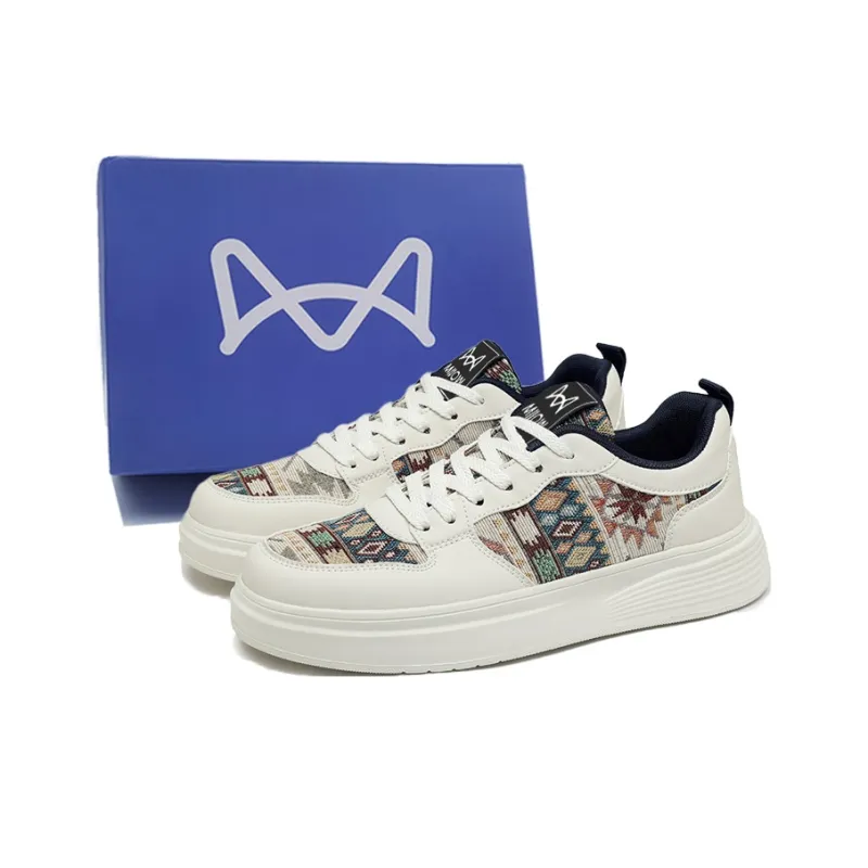 MIIOW Anti Slip Wear Resistant Low Top Skateboard Shoes Men's Box-0